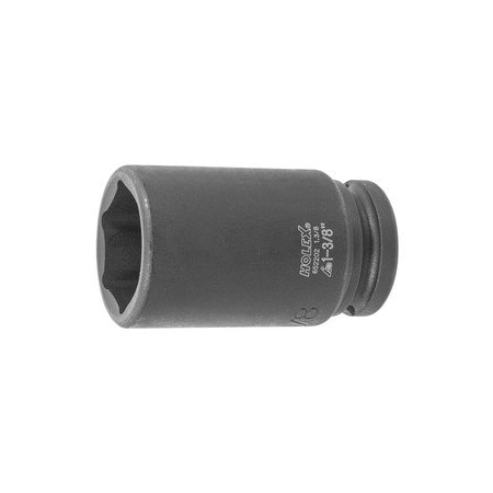 Holex Impact Socket, 3/4 inch Drive, 6 pt, Deep, 1.3/8 inch 652202 1.3/8